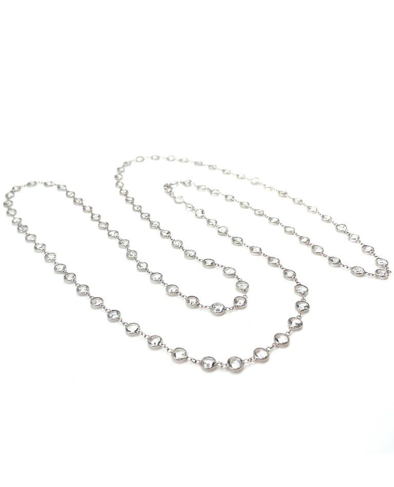 Special Order - Big Tokyo Necklace in 18K White Gold