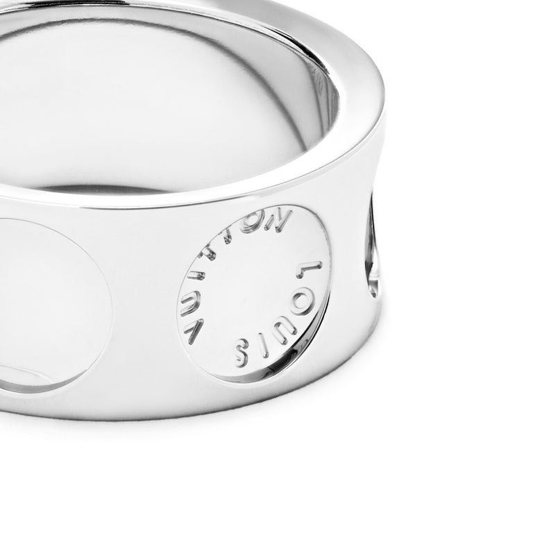 Louis Vuitton White Gold Emprise Band Ring at 1stDibs  louis vuitton ring  men, louis vuitton men's ring, louis vuitton wedding band