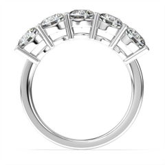 18K White Gold Marne 5 Stone Diamond Ring '2 Ct. tw'