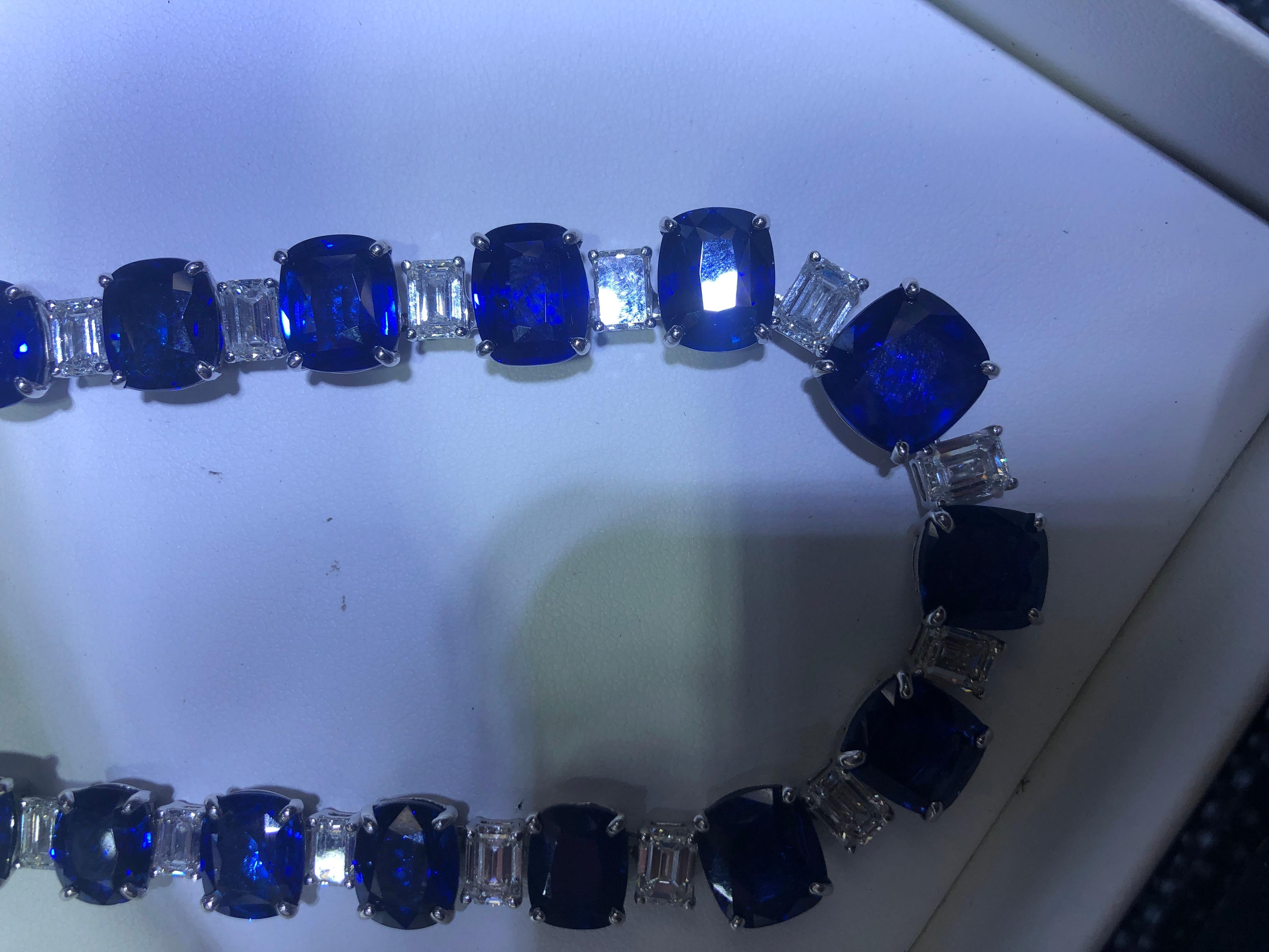 sapphire chain mens