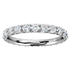 18K White Gold Mia French Pave Diamond Eternity Ring '1 Ct. Tw'