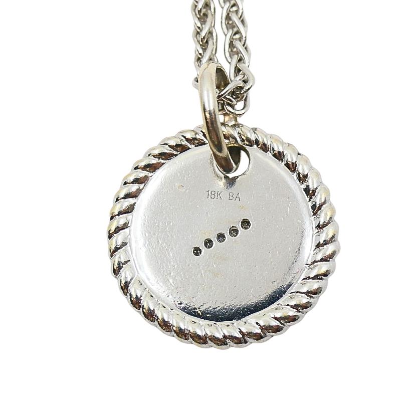 18k Weißgold Monogram 