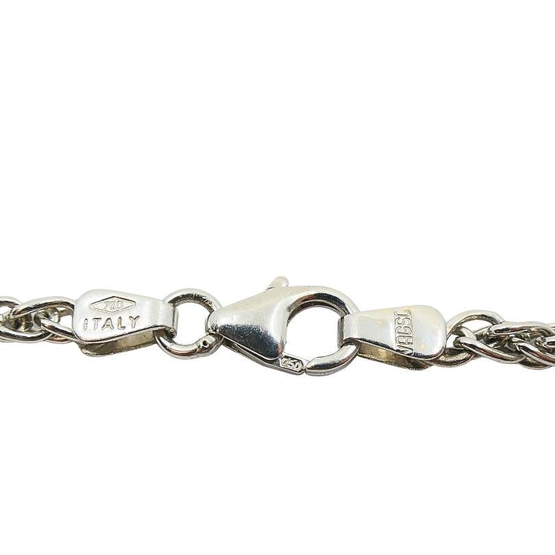 18k Weißgold Monogram 