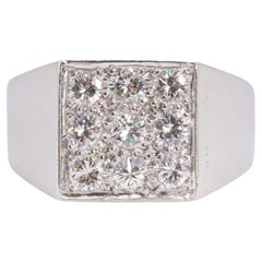 18k White Gold Multi Diamond Ring