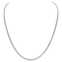 Used 18k White Gold Necklace