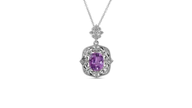 Antique Sapphire Pendant Necklaces - 3,027 For Sale at 1stDibs ...