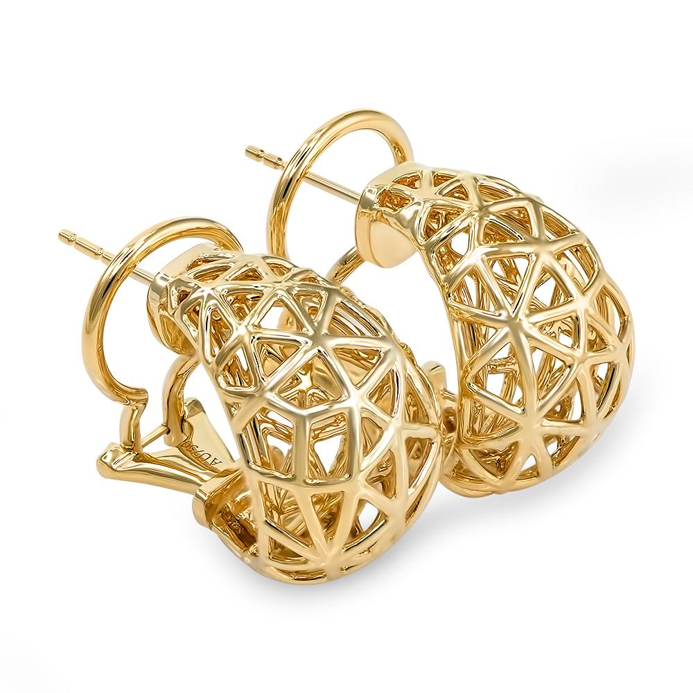 Boucles d'oreilles en or blanc 18 carats Neuf - En vente à Toronto, ON