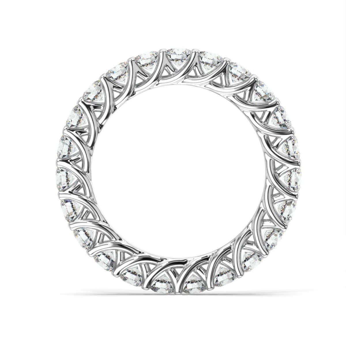 This stunning weave eternity ring features 23 perfectly matched round brilliant diamonds. Experience the difference!

Product details: 

Center Gemstone Color: WHITE
Side Gemstone Type: NATURAL DIAMOND
Side Gemstone Shape: ROUND
Metal: 18K White