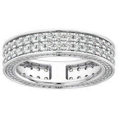 Bague Olivia Eternity en or blanc 18K et diamant '2 Ct. Tw'