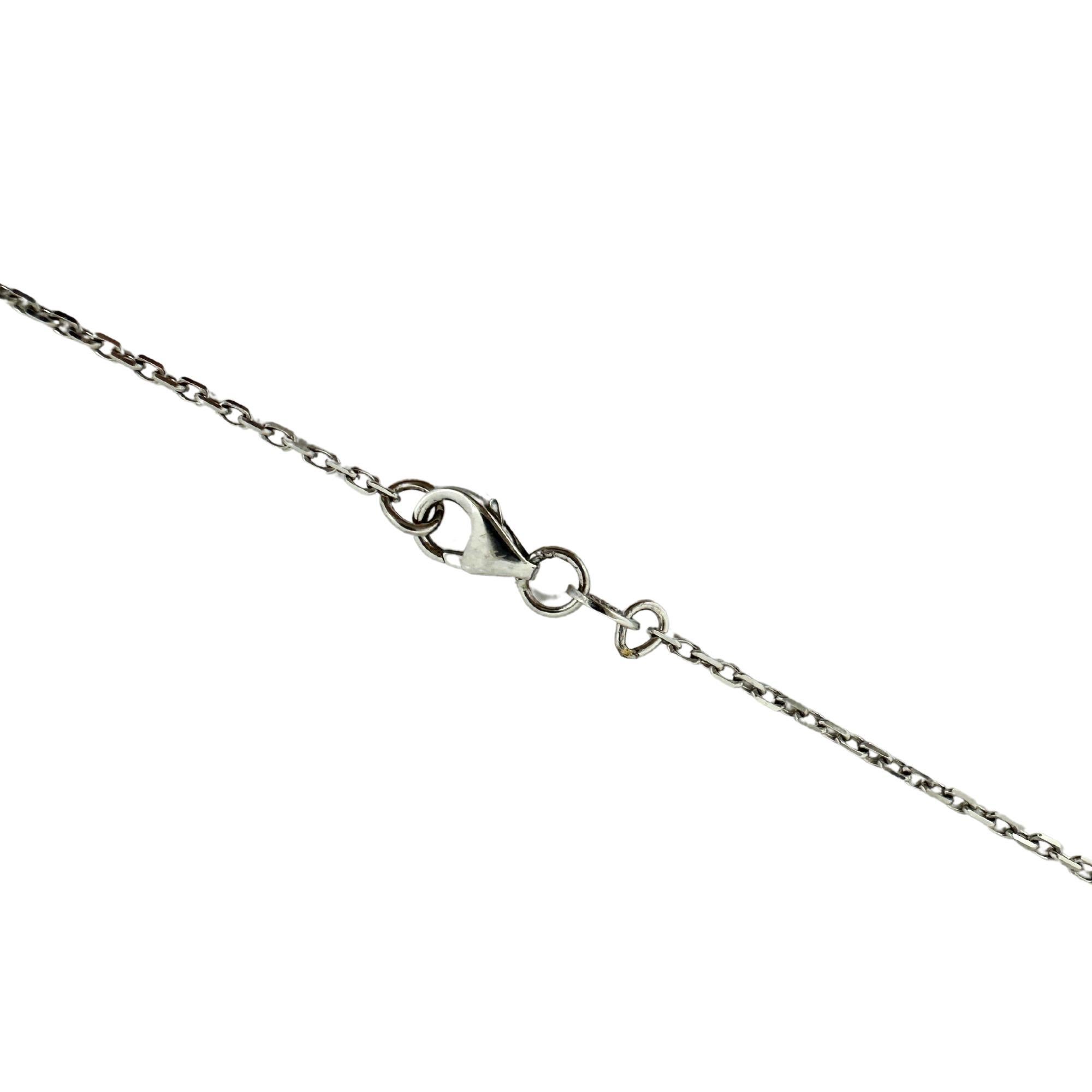 Collana di smeraldi e diamanti in oro bianco 18K con taglio ovale e a pera in vendita 1