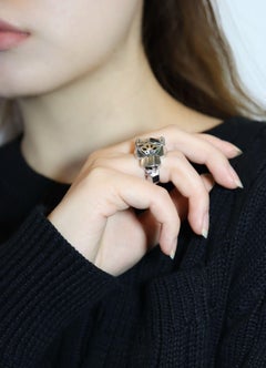 18K White Gold Panthère de Cartier Ring