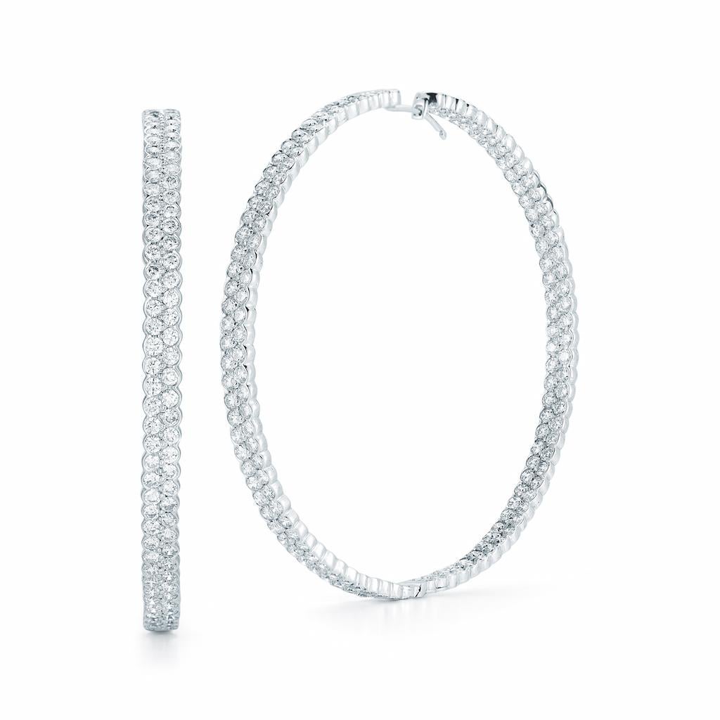 large pave hoops