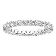 Anillo de diamantes Pavia Eternity "U" de oro blanco de 18 quilates '1 ct. tw'