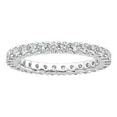 18K White Gold Pavia Eternity "U" Diamond Ring '1 Ct. tw'