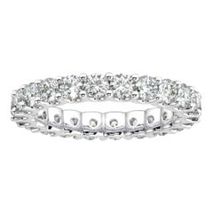 18K White Gold Pavia Eternity "U" Diamond Ring '2 Ct. tw'