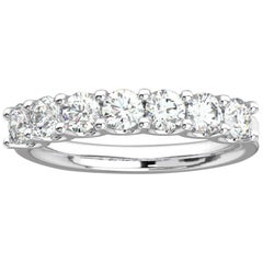 18K White Gold Pavia "U" Diamond Ring '1 Ct. Tw'