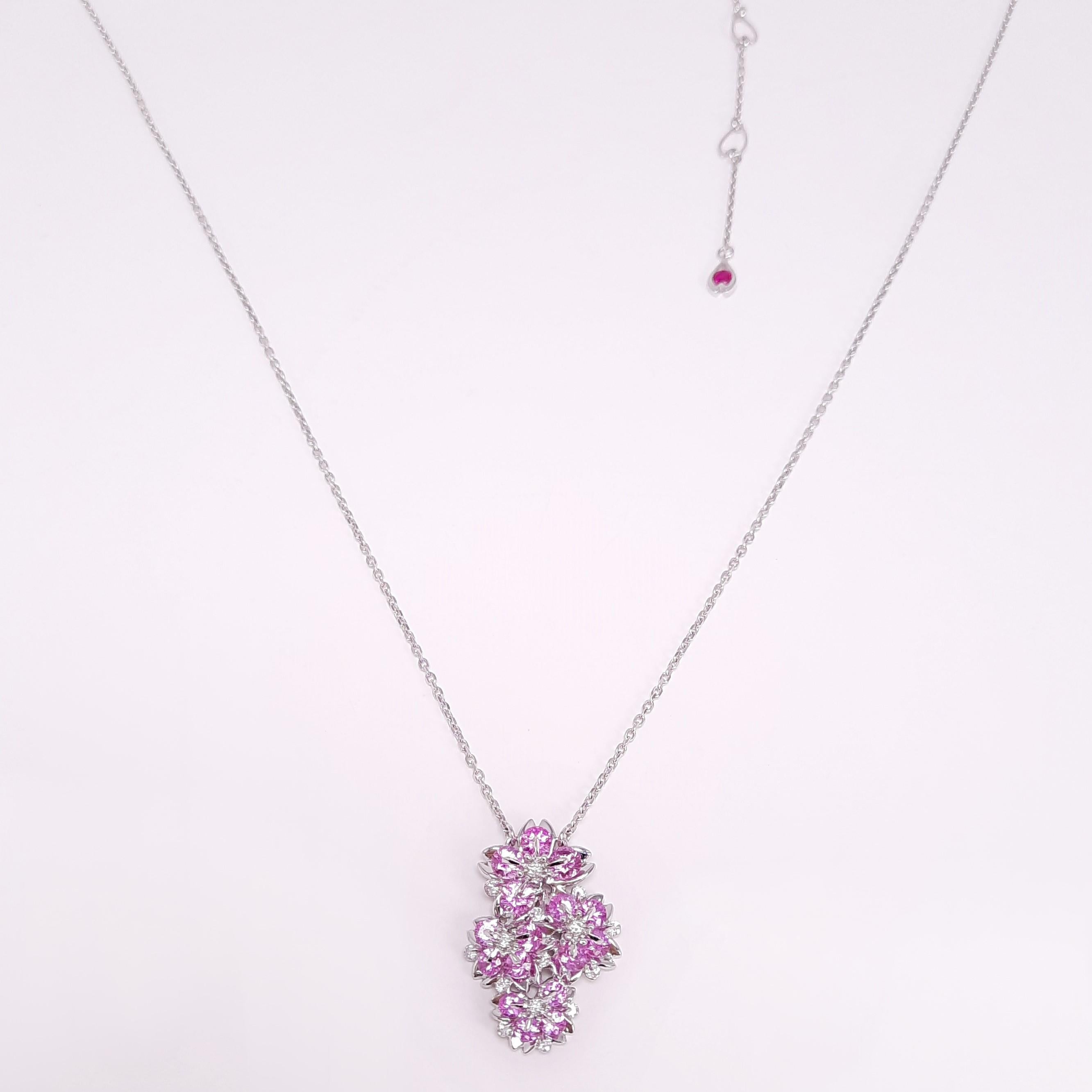 In the gentle touch of soft silk's grace,
Trees are veiled in early spring's embrace.
Blushing in a shy, rosy ballet,
Lace twirls delicately, enchanting my way.
V.M.

MOISEIKIN🄬 has launched Sakura flower Jewellery Collection, inspired by the