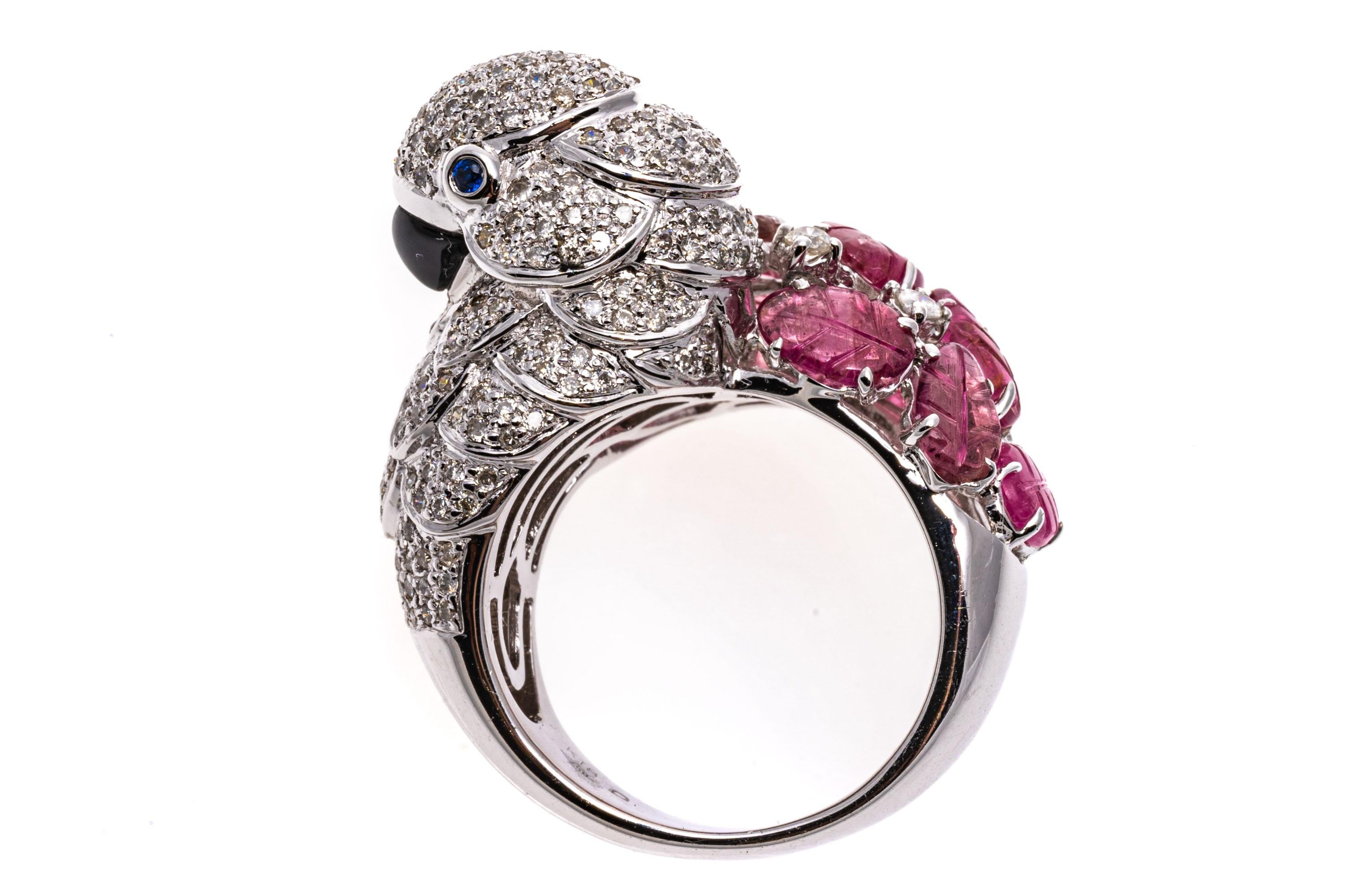 flamingo engagement ring