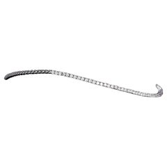 18K White Gold Rigid Choker with Diamonds