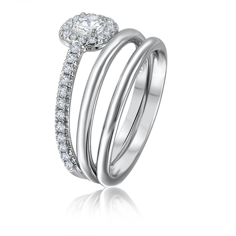 -Cuscino a 40 punti 
-.22CT Rotondo 
-Dimensioni: 6,25