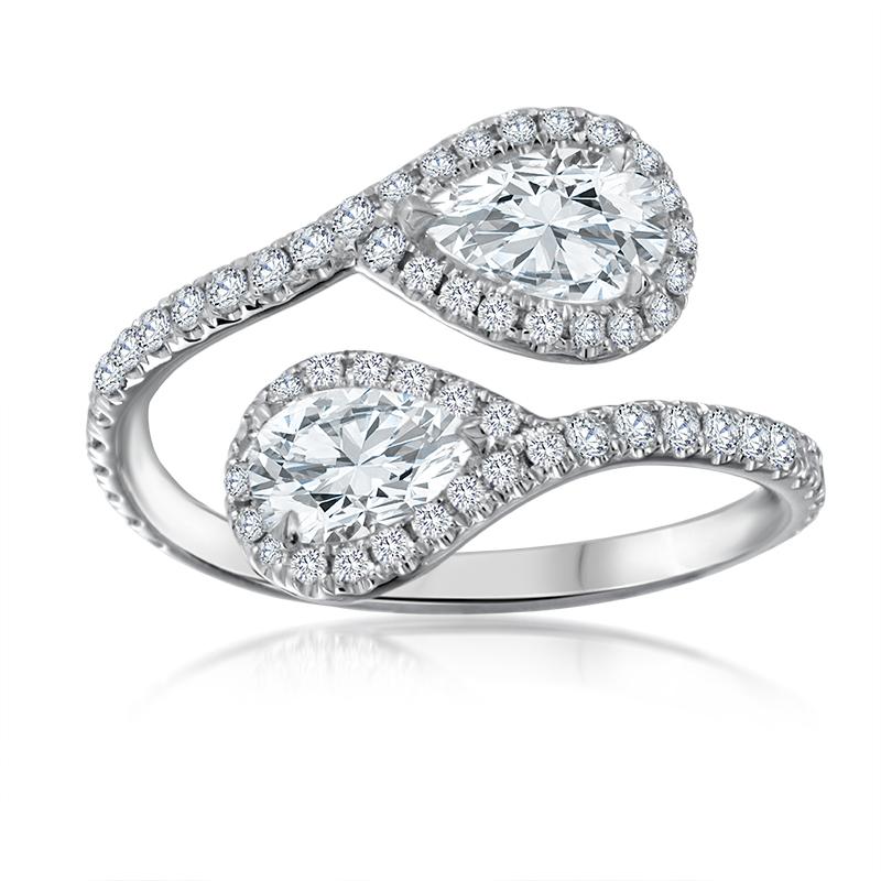 Anello in oro bianco 18k In condizioni Nuovo in vendita a Los Angeles, CA