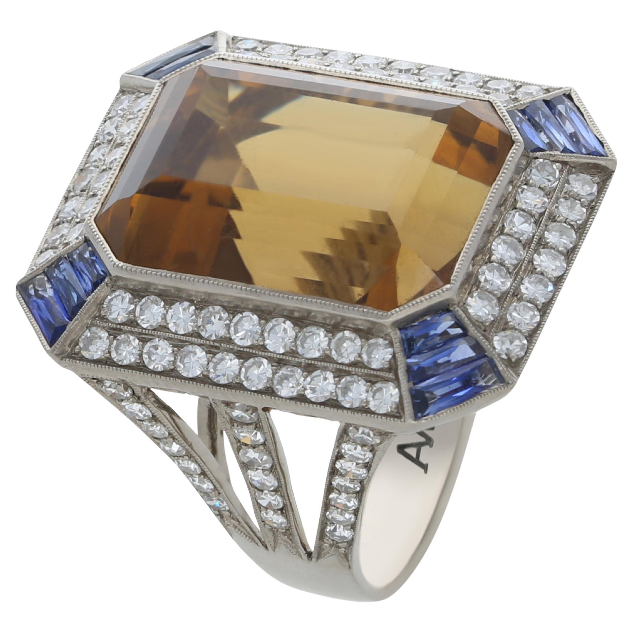 Anello in oro bianco 18 carati in vendita