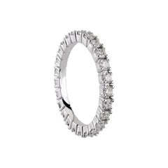 18k White Gold Ring with Diamonds