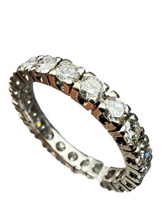 Anello in oro bianco 18 carati con diamanti