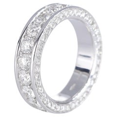 18K White Gold Ring with Natural Diamonds
