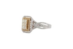 18K White gold ring with natural diamonds_129417