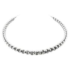 18K White Gold Rolo Chain Necklace — 8.3mm — 18 Inches
