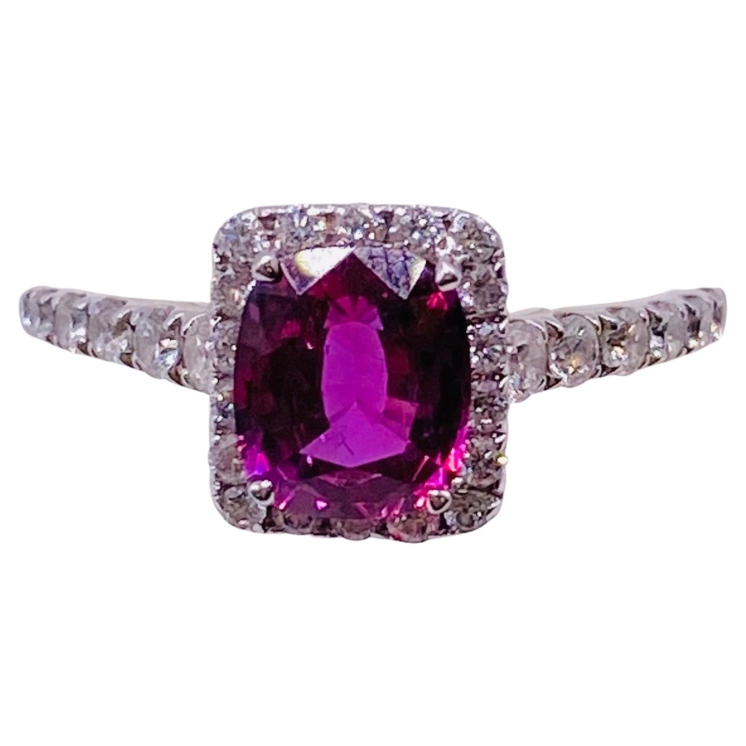 Men's Red Ruby Pinky Ring in 18 Karat Yellow Gold. 1.35 Carat For Sale at 1stDibs ruby pinky