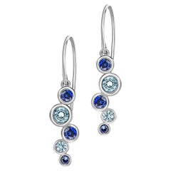 Pendientes de zafiro