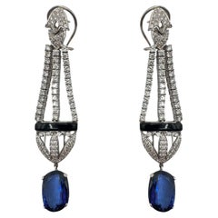 Pendientes de gota de diamante