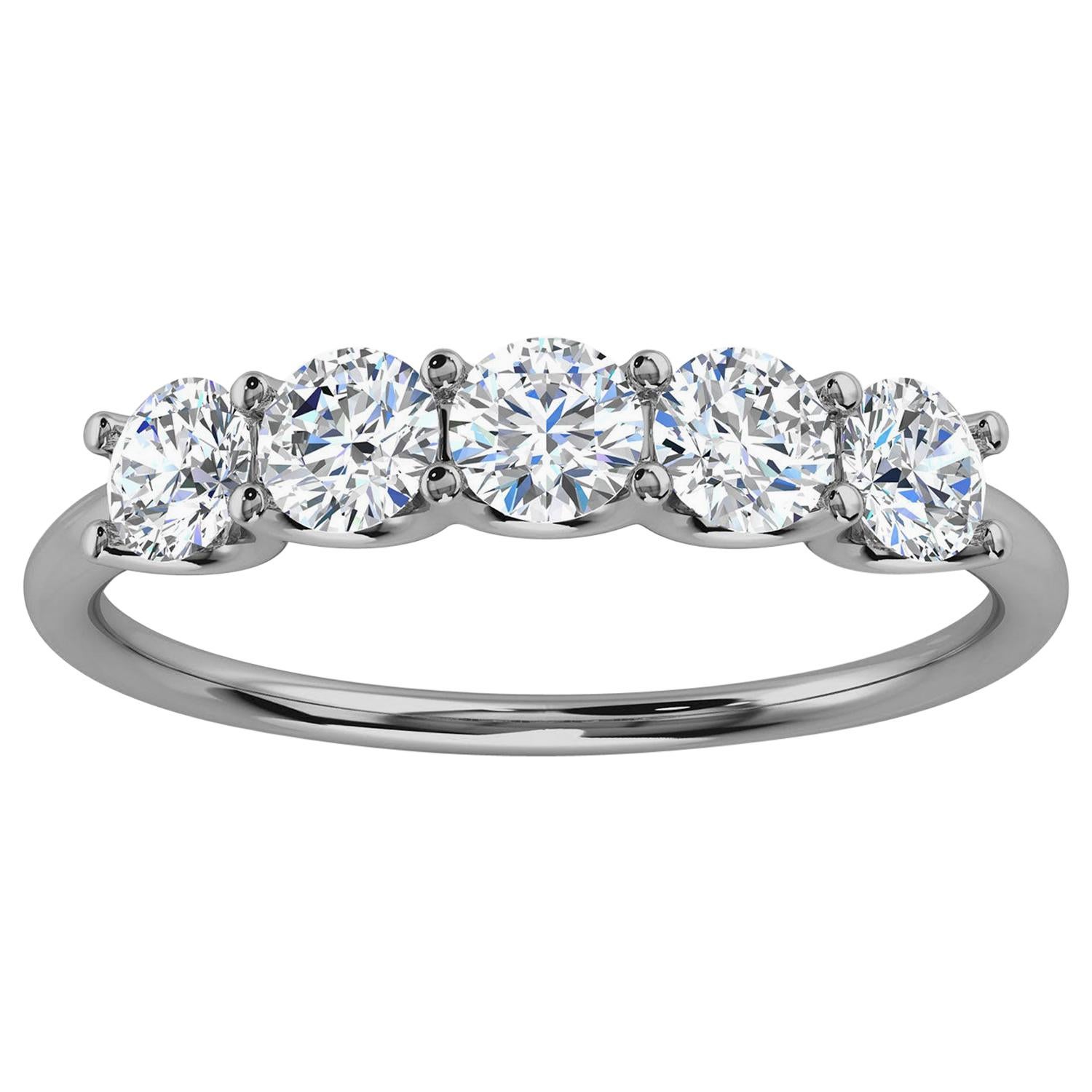 18K White Gold Sevilla Diamond Ring '3/4 Ct. tw' For Sale