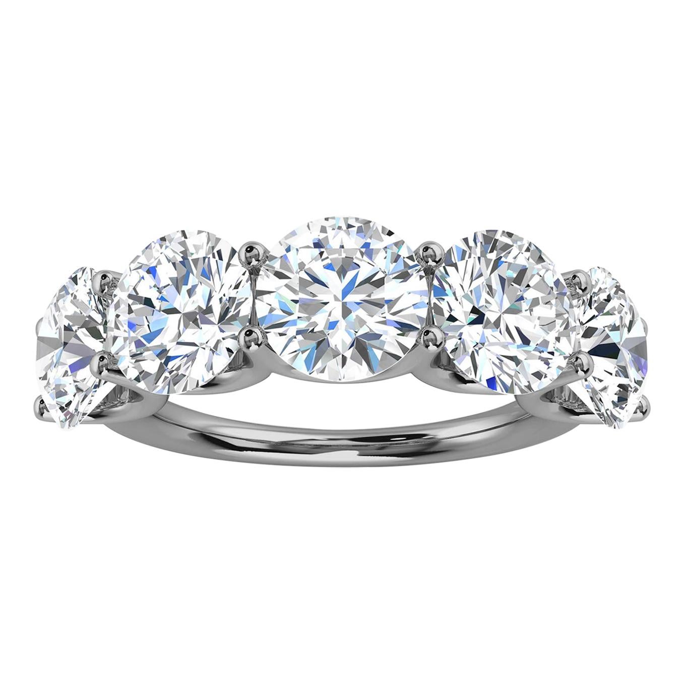18K White Gold Sevilla Diamond Ring '5 Ct. Tw' For Sale
