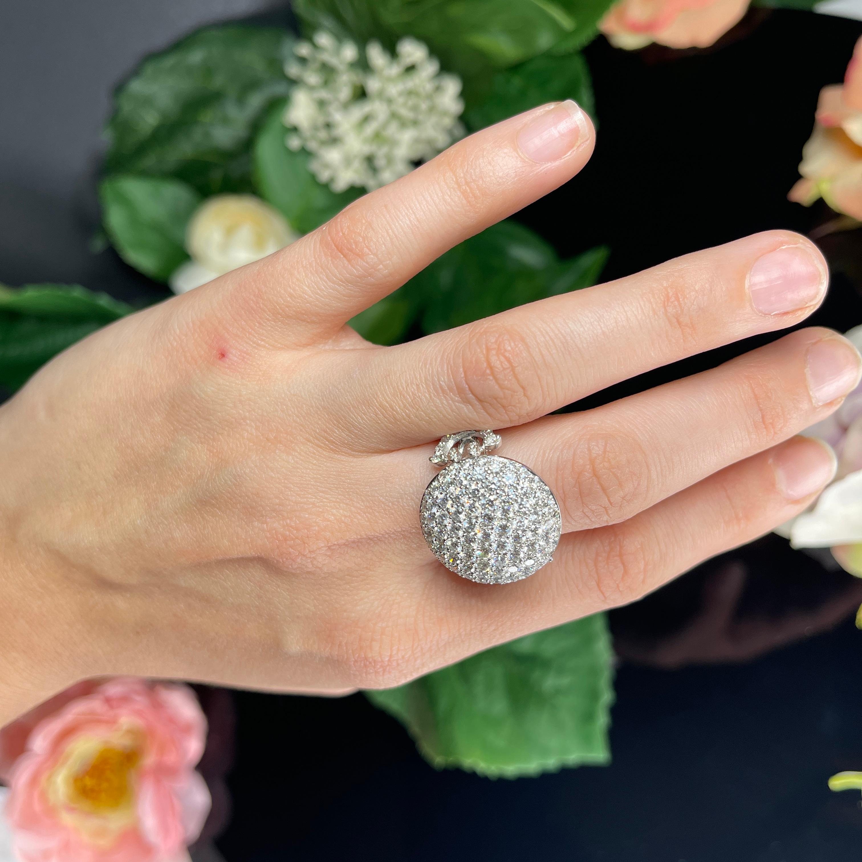 18k White Gold 