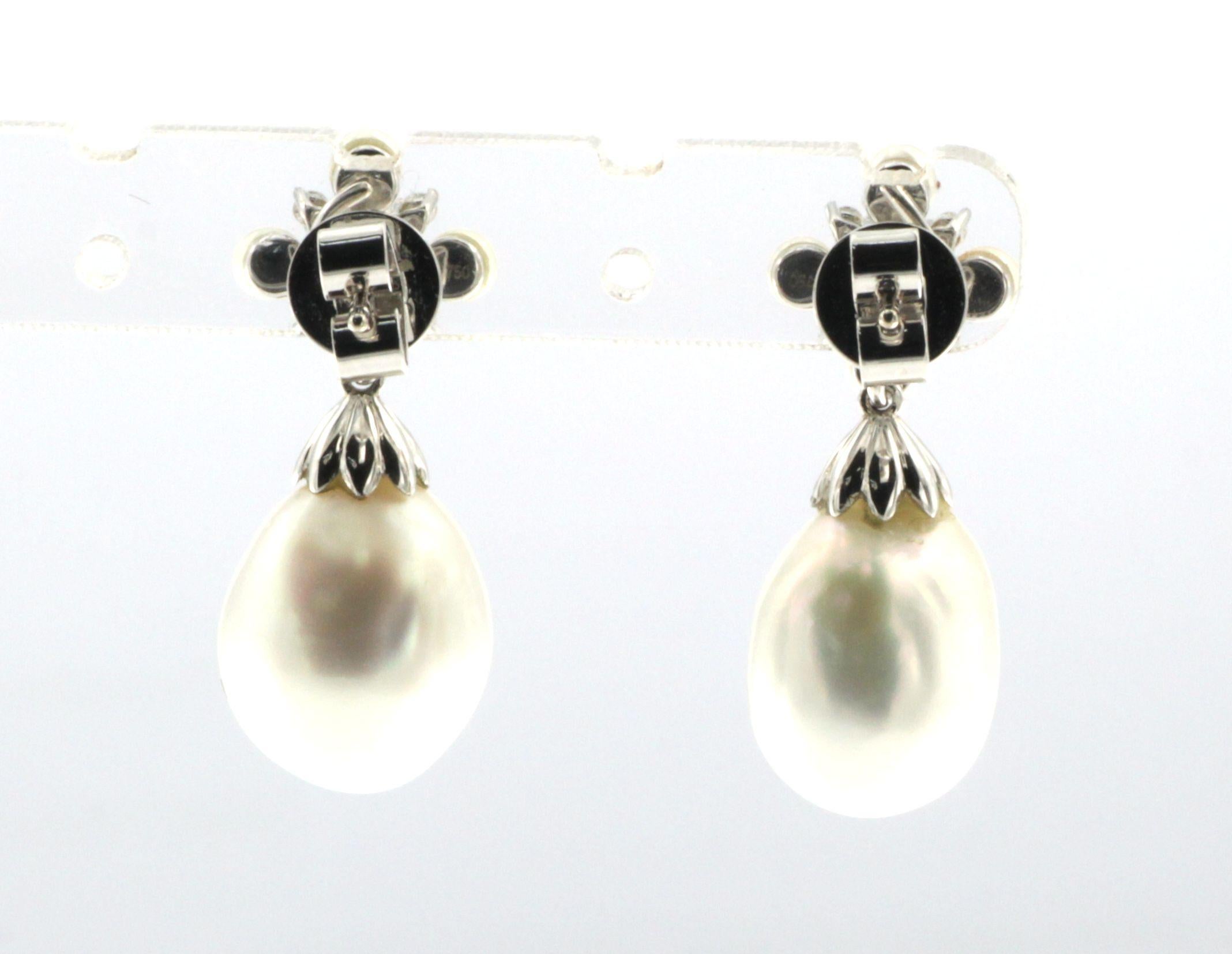 baroque south sea pearl earrings