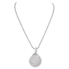 18k white gold Tamara Comolli turquoise and diamond necklace