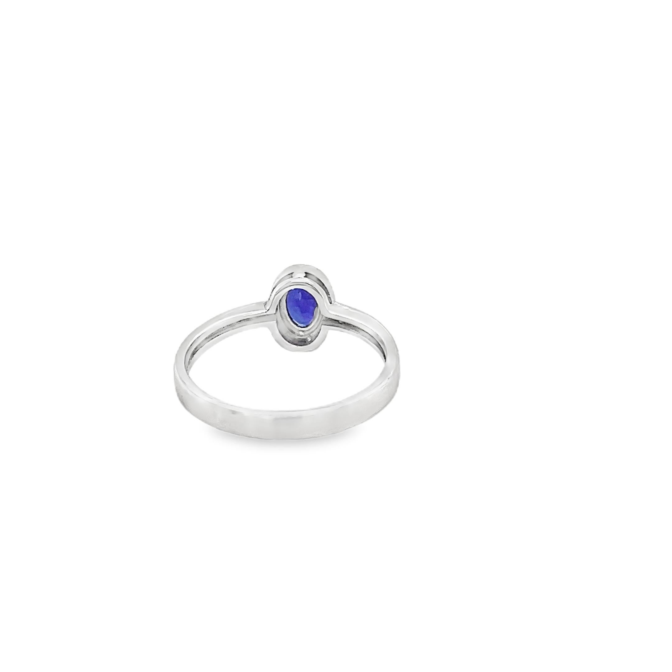 18k Gold Natural Tanzanite Solitaire Ring For Woman Jewelry Christmas