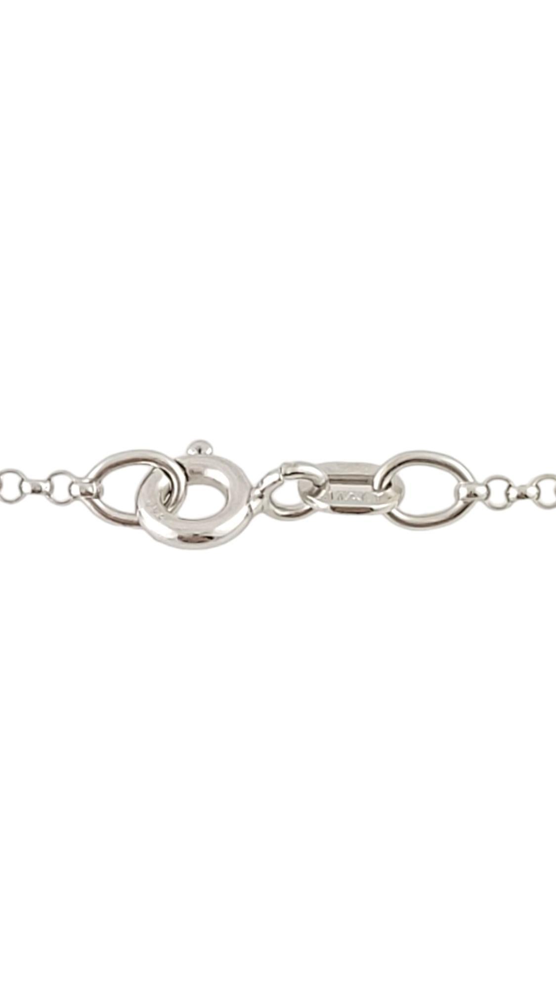 De las mujeres Collar de lágrimas de oro blanco de 18 quilates #18200 en venta