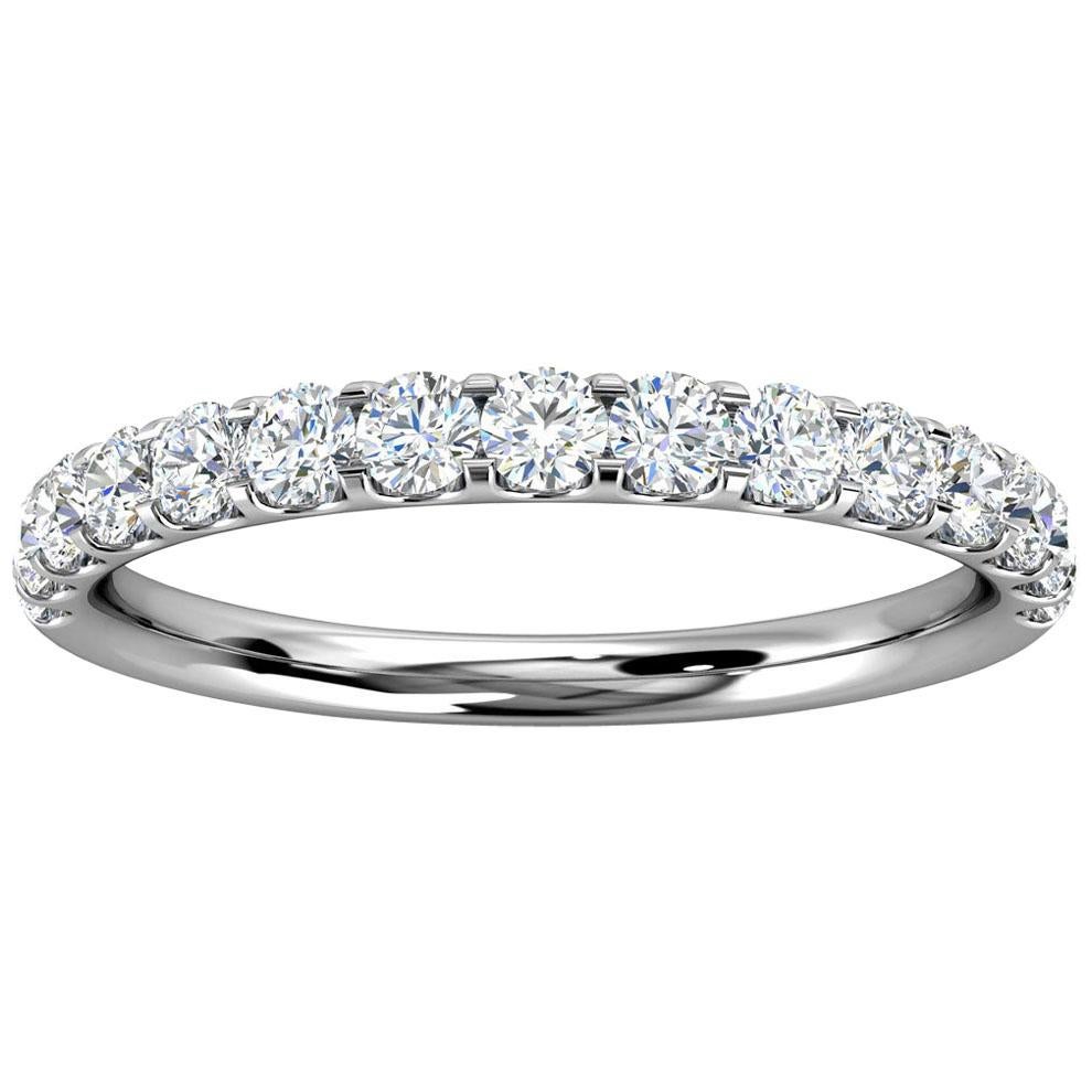Anillo de oro blanco de 18 quilates con diamantes microperforados Valerie '2/5 ct. tw'