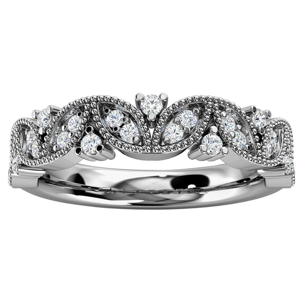 For Sale:  18K White Gold Vera Diamond Ring '1/5 Ct. Tw'