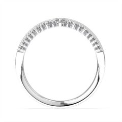 18 Karat Weißgold viktorianischer Diamantring '1/6 Karat tw'