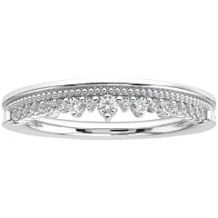 18K White Gold Victoria Diamond Ring '1/6 Ct. tw'