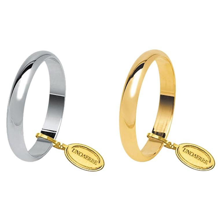 18K White or Yellow Gold Pradera Classic Wedding Band