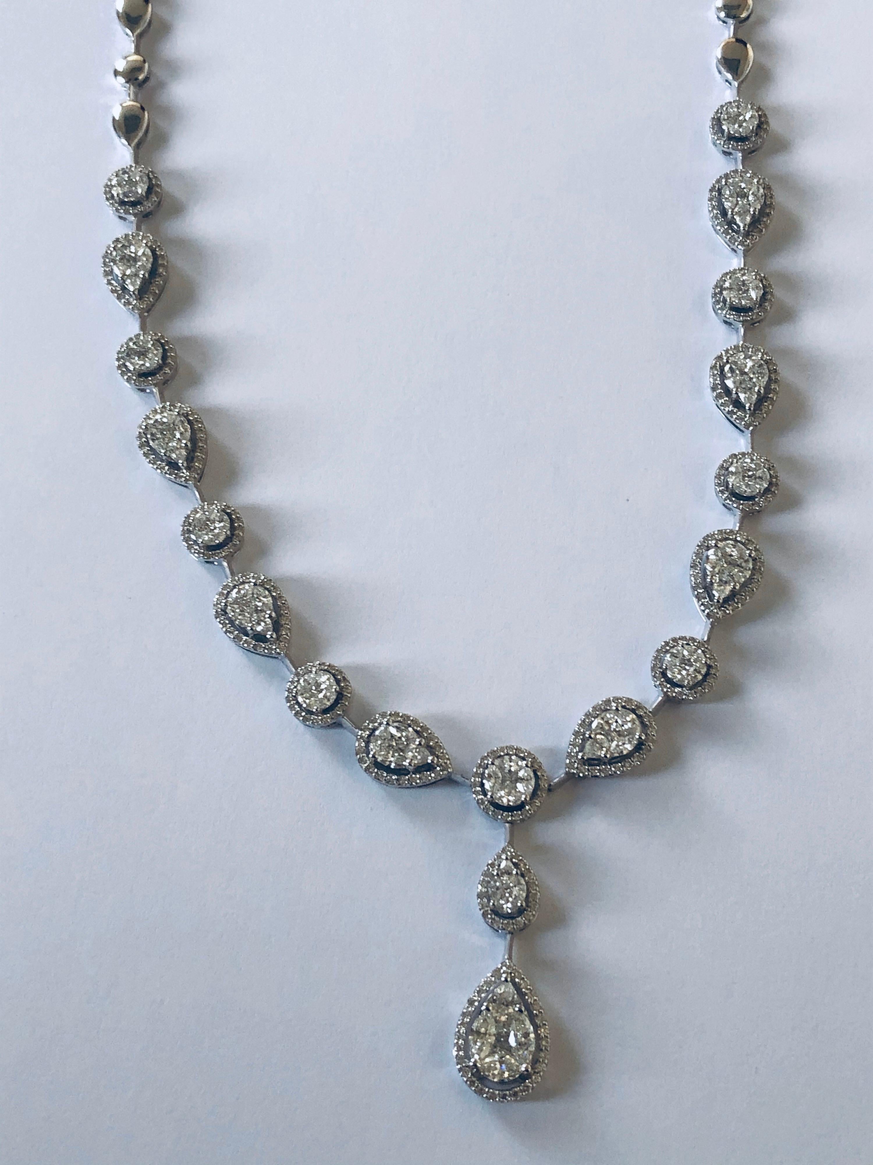 9 diamond necklace