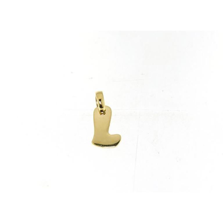 18K White Rose and Yellow Gold Pradera Alphabet Collection Pendant For Sale 5