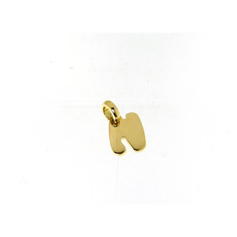 18 Karat Weiß-Rose- und Gelbgold Pradera Alphabet-Kollektion Anhänger 8