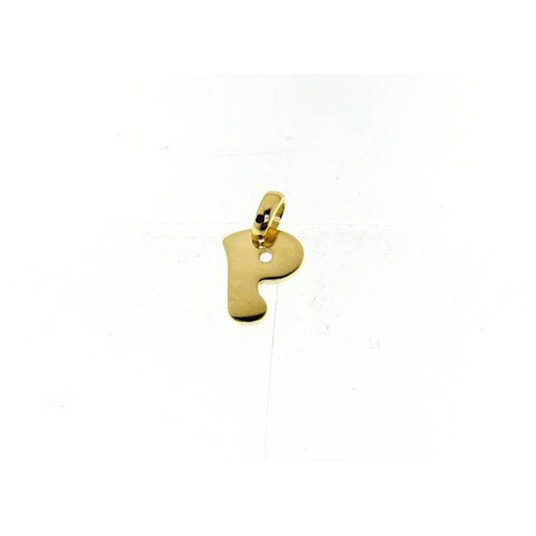18K White Rose and Yellow Gold Pradera Alphabet Collection Pendant For Sale 9
